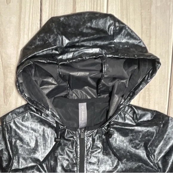 Columbia Women’s Size Small Avenue Hooded Windbreaker Jacket Omni-Wind Mosaic - Picture 5 of 6